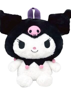 New NWT Kuromi Sanrio Large Plush Backpack